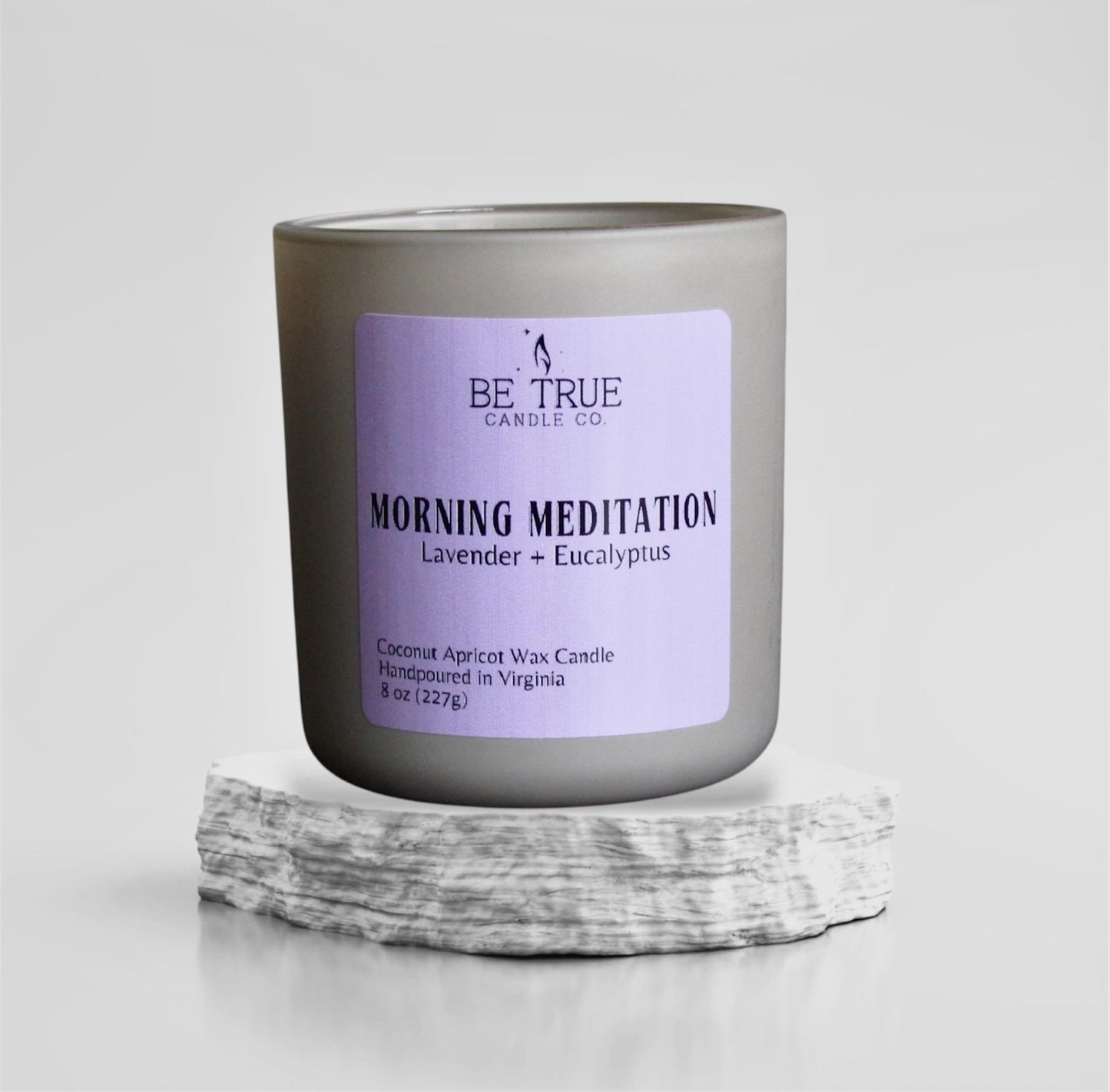 Morning Meditation Candle - Lavender + Eucalyptus